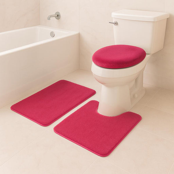 3 Piece Solid Luxury Bath Mat