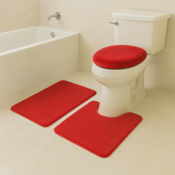 3 Piece Solid Luxury Bath Mat