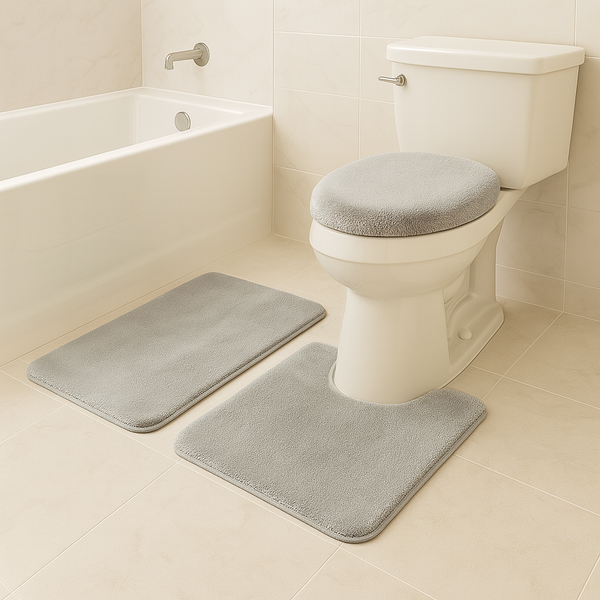 3 Piece Solid Luxury Bath Mat