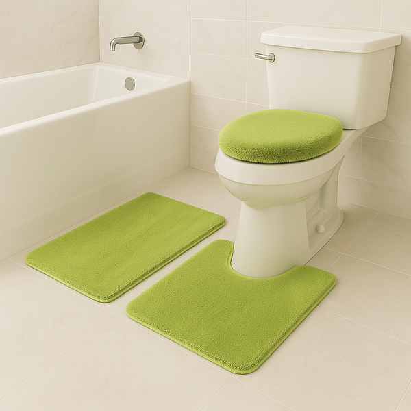 3 Piece Solid Luxury Bath Mat