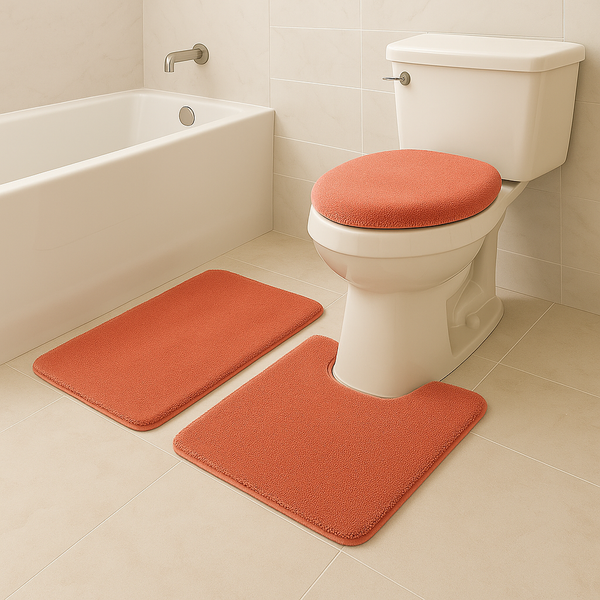 3 Piece Solid Luxury Bath Mat