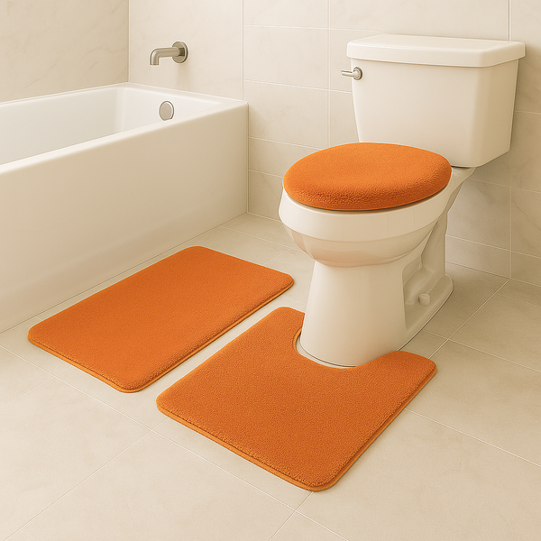 3 Piece Solid Luxury Bath Mat