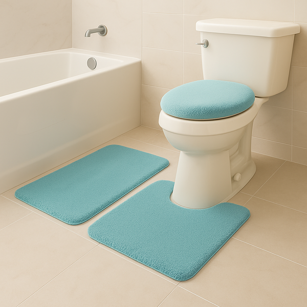 3 Piece Solid Luxury Bath Mat