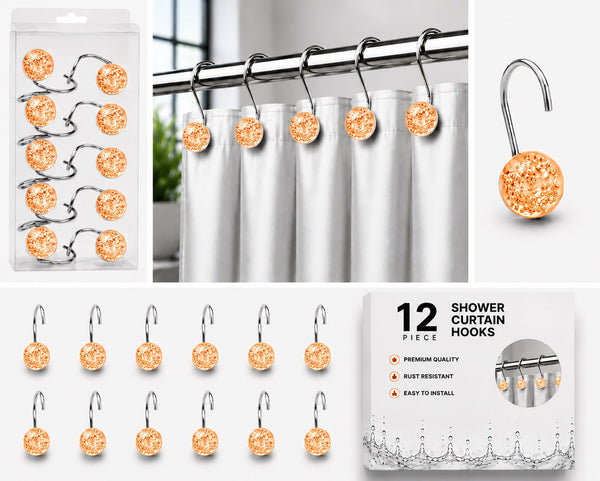 Shower Hooks Pearl Ball