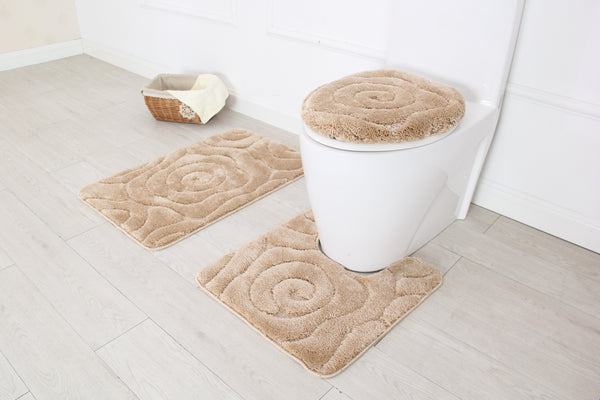 3 Piece Prestige Bath Rug Set