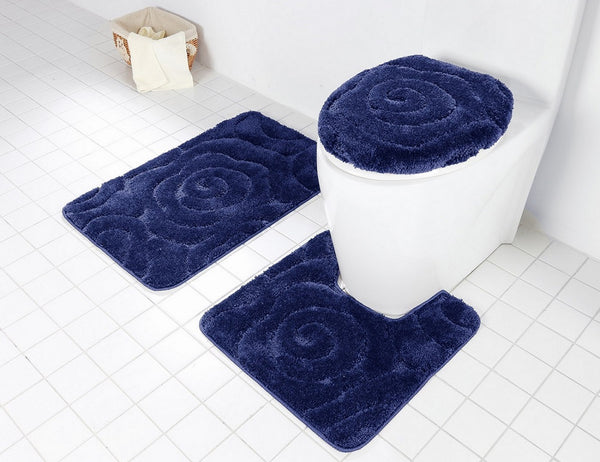 3 Piece Prestige Bath Rug Set