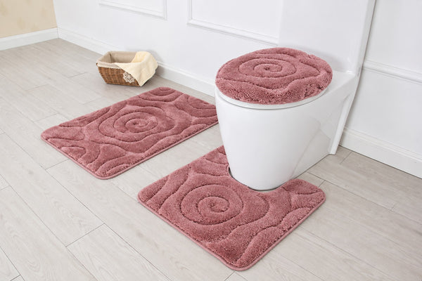3 Piece Prestige Bath Rug Set