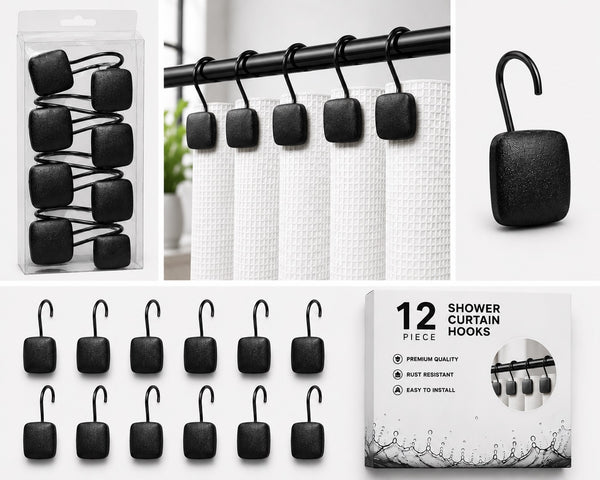 Metal Shower Hooks Tiles