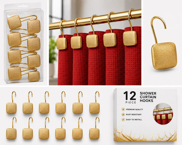 Metal Shower Hooks Tiles