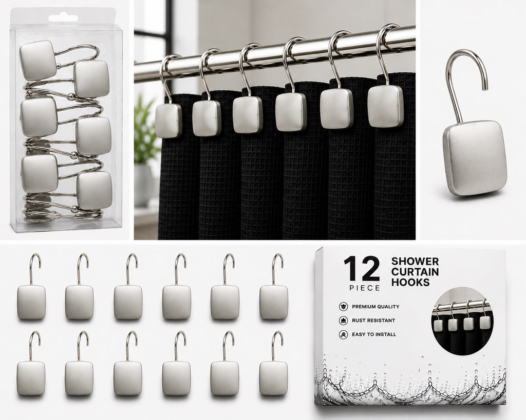Metal Shower Hooks Tiles