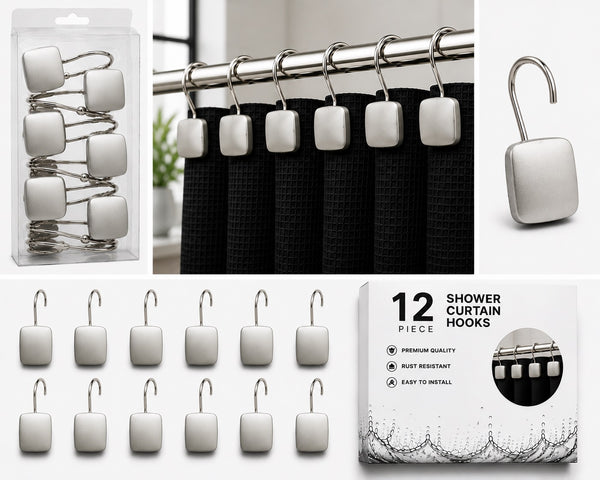 Metal Shower Hooks Tiles