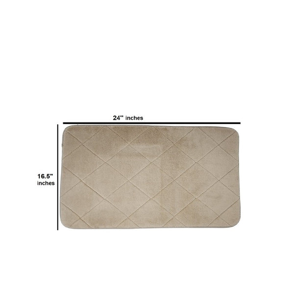 2 Piece Bath Rug Set Memory Foam