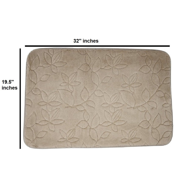 2 Piece Bath Rug Set Memory Foam