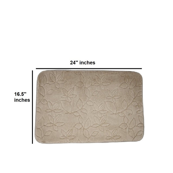 2 Piece Bath Rug Set Memory Foam