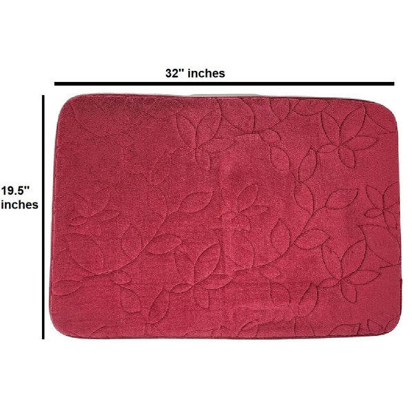 2 Piece Bath Rug Set Memory Foam