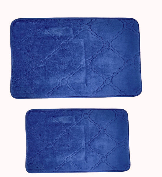 2 Piece Bath Rug Set Memory Foam