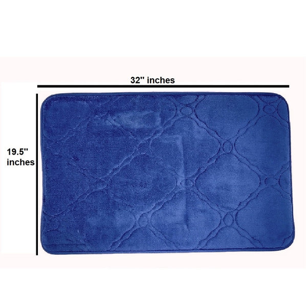 2 Piece Bath Rug Set Memory Foam