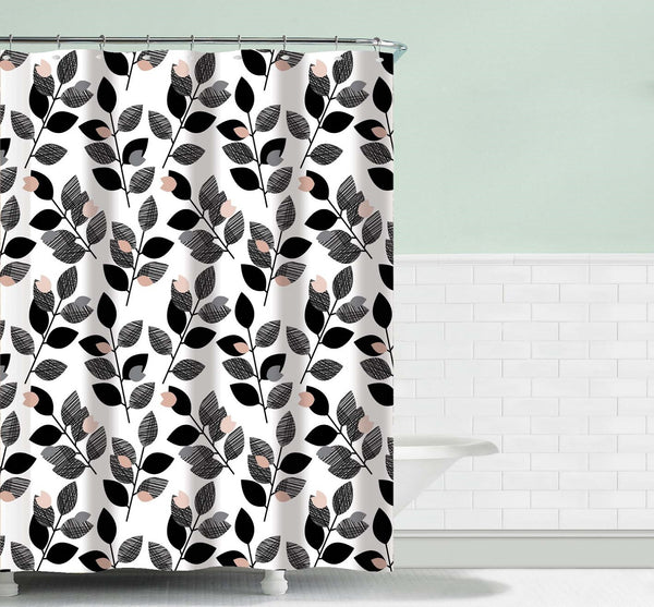 Elegant Touch Shower Curtain Geometric