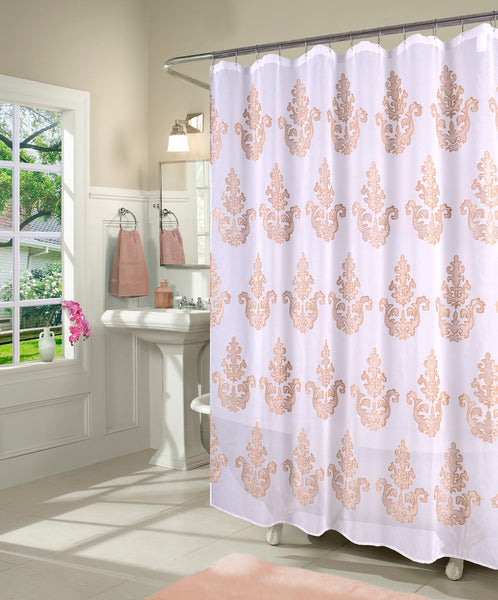 Waffle Touch Shower Curtain Casanova