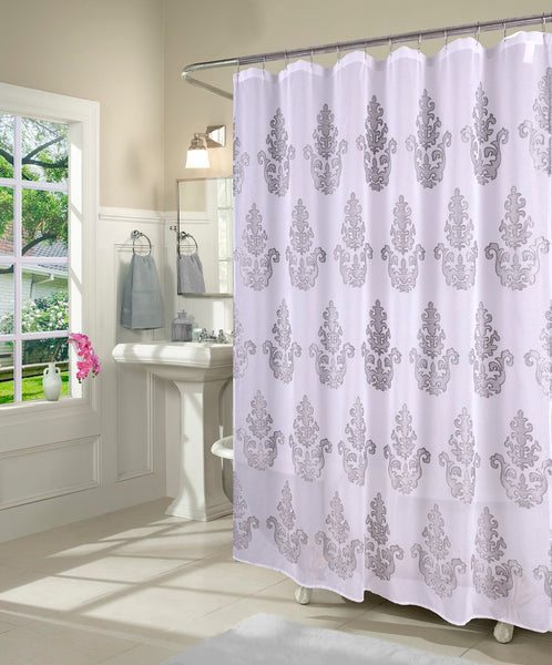 Waffle Touch Shower Curtain Casanova