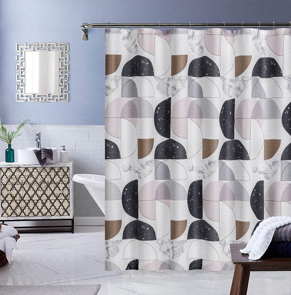 Elegant Touch Canvas Shower Curtain