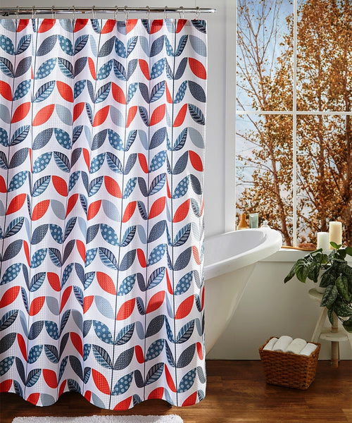 Elegant Touch Shower Curtain Geometric