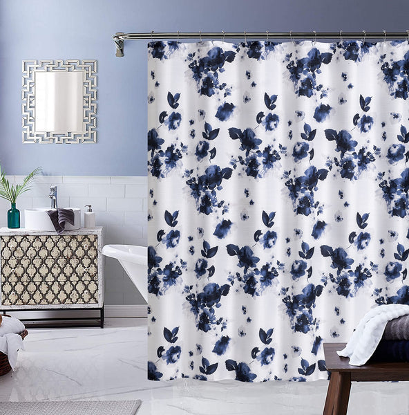 Elegant Touch Canvas Shower Curtain