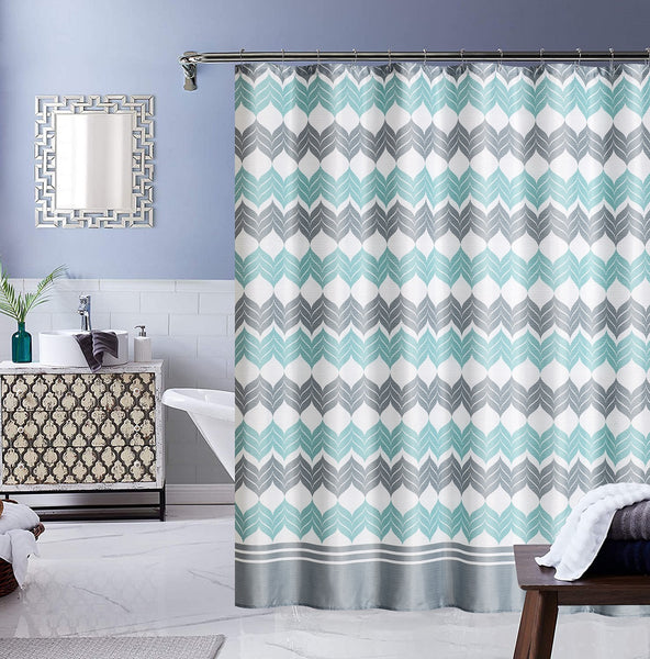 Elegant Touch Canvas Shower Curtain