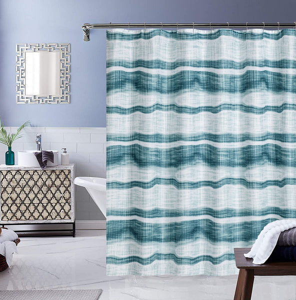 Elegant Touch Canvas Shower Curtain