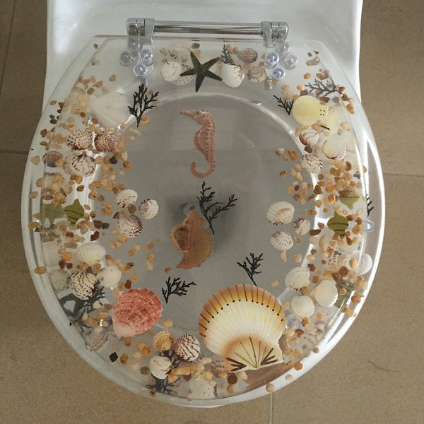 Decorative Toilet Seat Seahorse