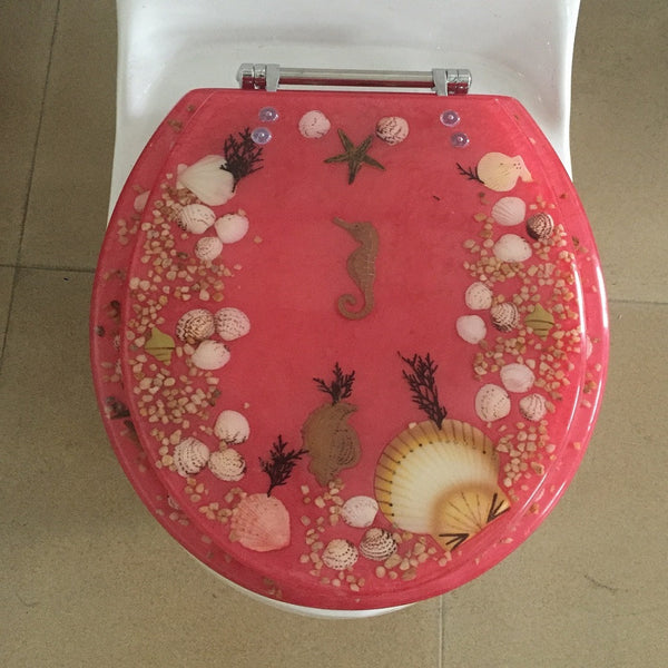 Decorative Toilet Seat Seahorse