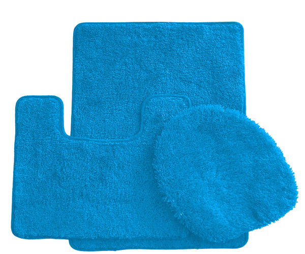 3 Piece Solid Luxury Bath Mat