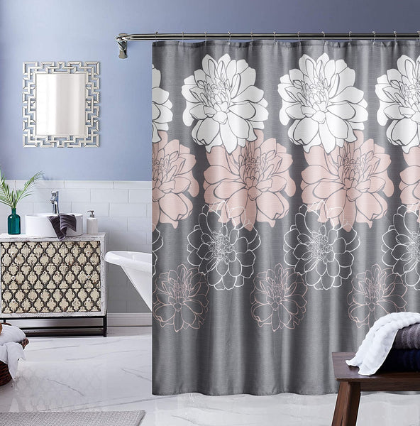 Elegant Touch Canvas Shower Curtain