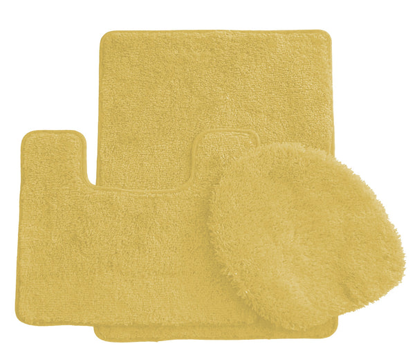 3 Piece Solid Luxury Bath Mat