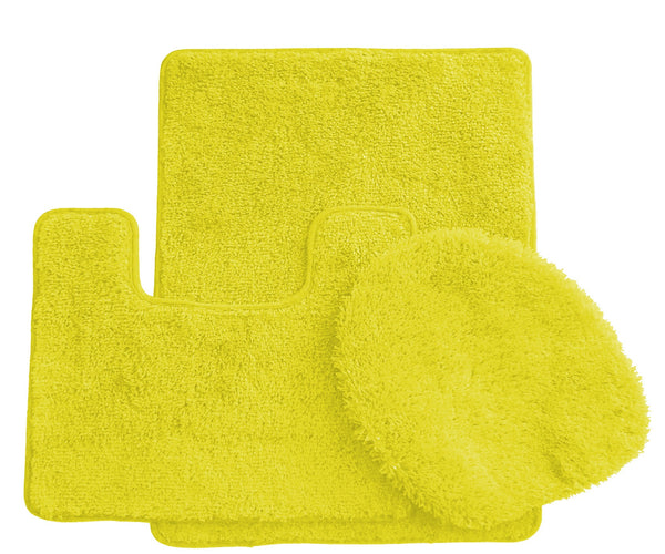 3PC Luxury Bath Rug Set